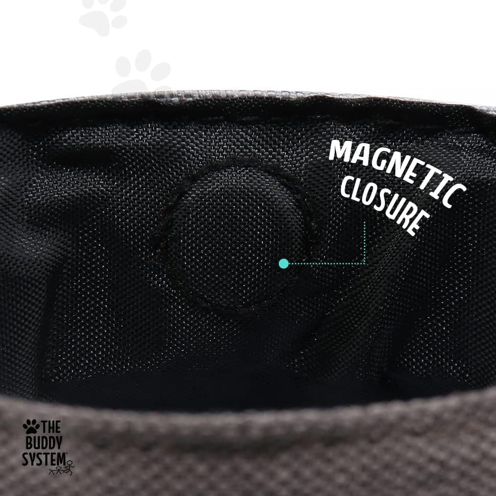 Buddy Bag - Waist Belt Bag with Magnetic Closure for Pet Training, Running and Walking - Container Pouch for Dog Walking