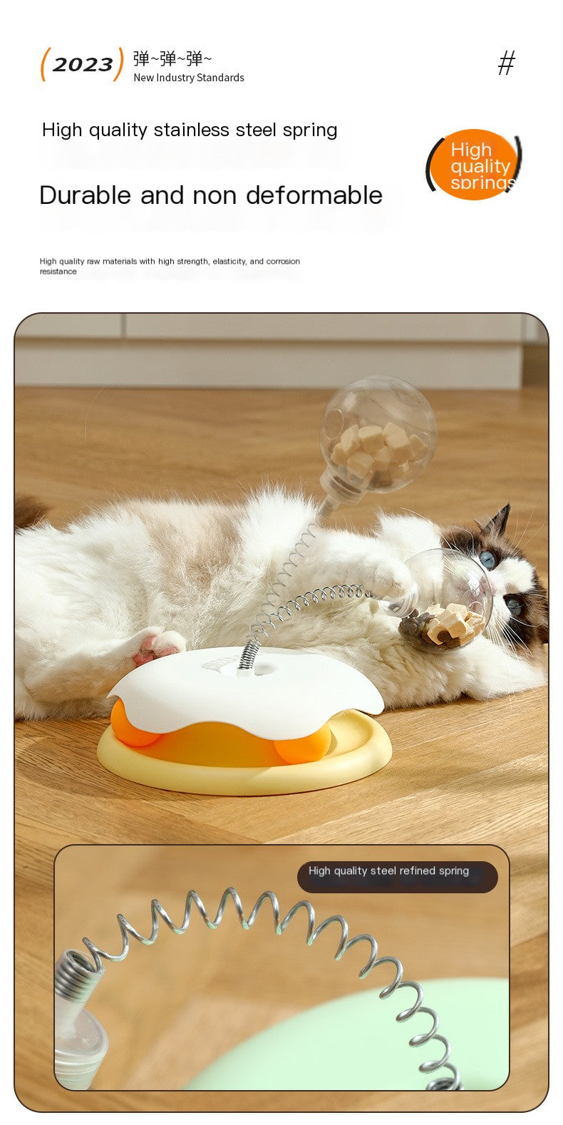 Gioattolo Dispensatore di Croccantini a Palla per Gatti