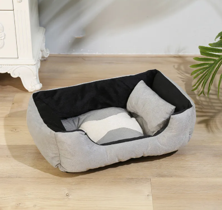 Plush Indoor Dog House with Removable Cover
