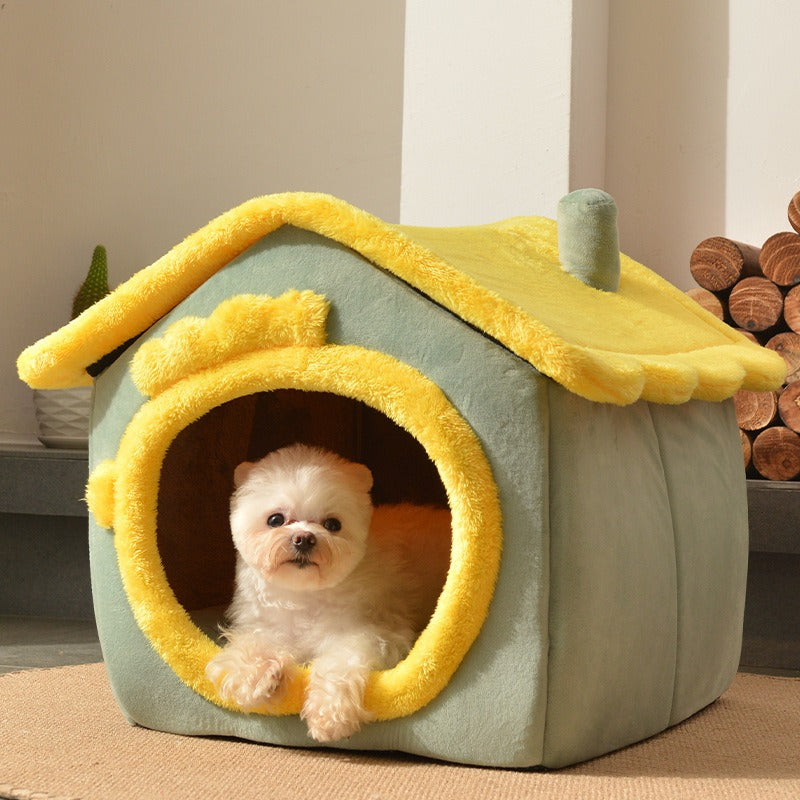 Cozy Four-Season Pet Kennel Bed