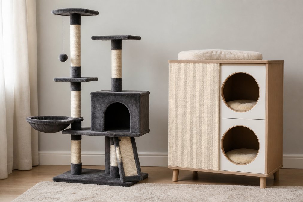 Cat Tree vs Cat Condo for Multiple Cats