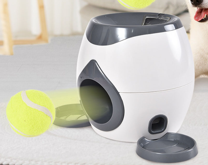 Interactive Tennis Ball Feeder for Dogs