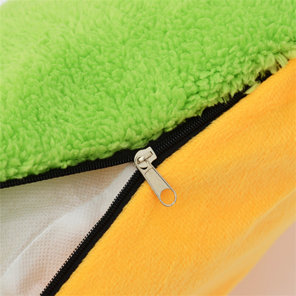 Hot Dog Shaped Dog Bed, Cushioned Fabric, XS–XL
