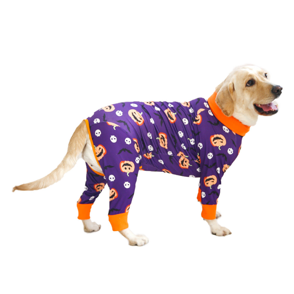 Cute Cartoon Dog Print Bodysuit – Everyday Fashion Suit for Pets