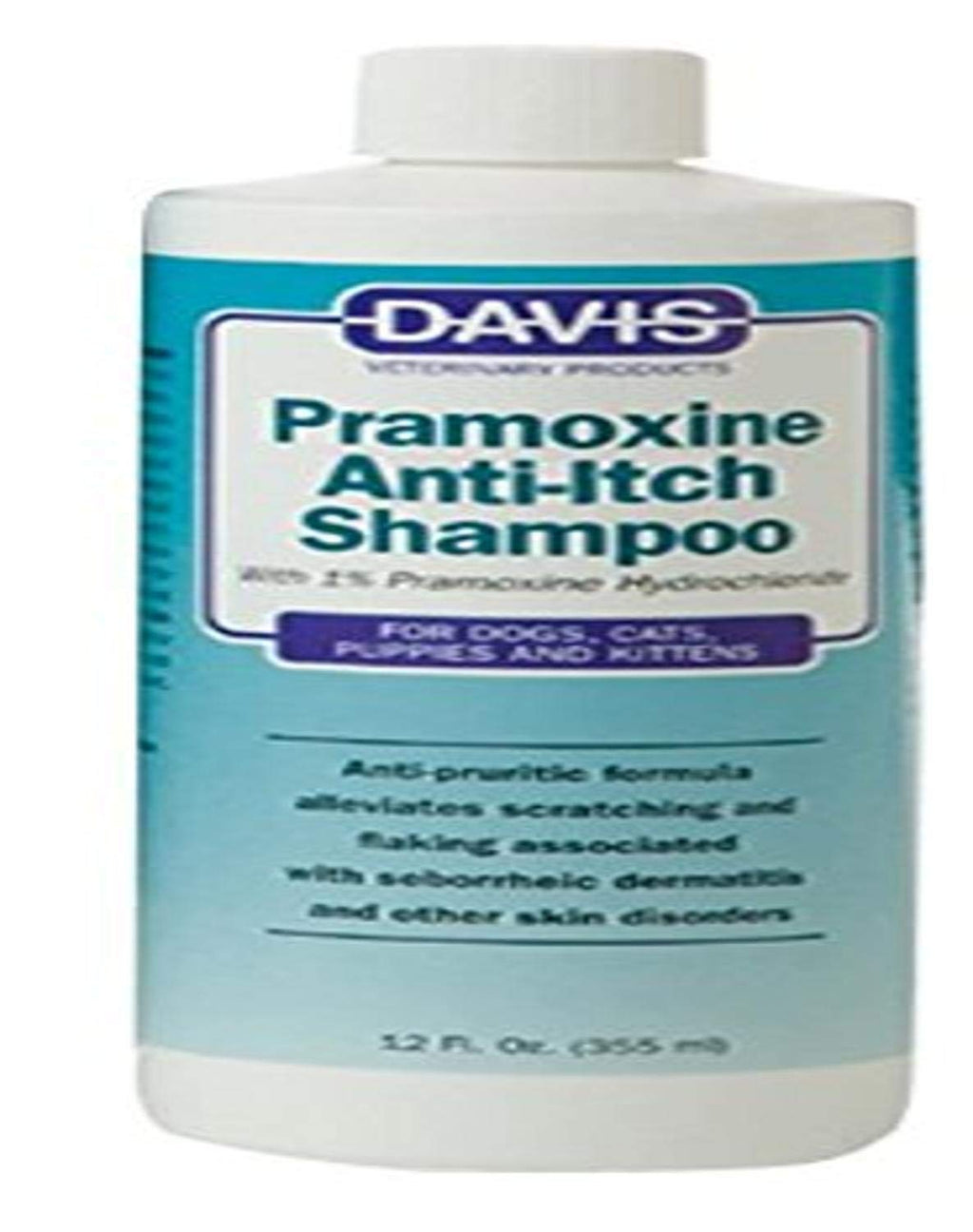 Davis Pramoxine Anti-Itch Dog & Cat Shampoo 12 oz