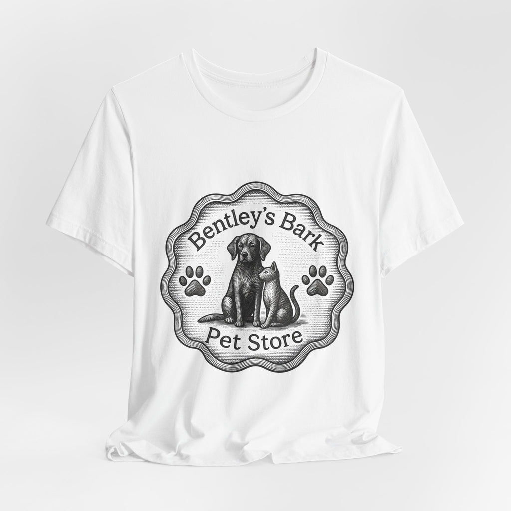 Bentley's Bark Vintage Paw Logo Tee