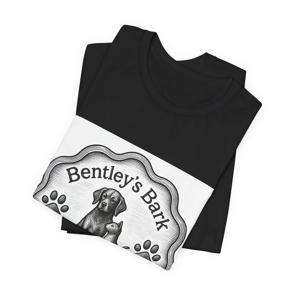 Bentley's Bark Vintage Paw Logo Tee