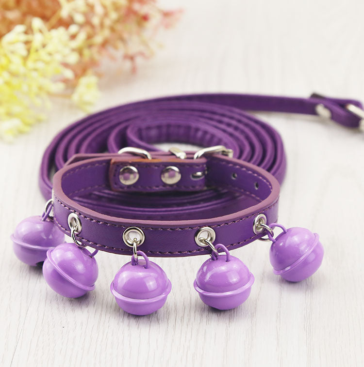 Cat Collars with Bells and Leash