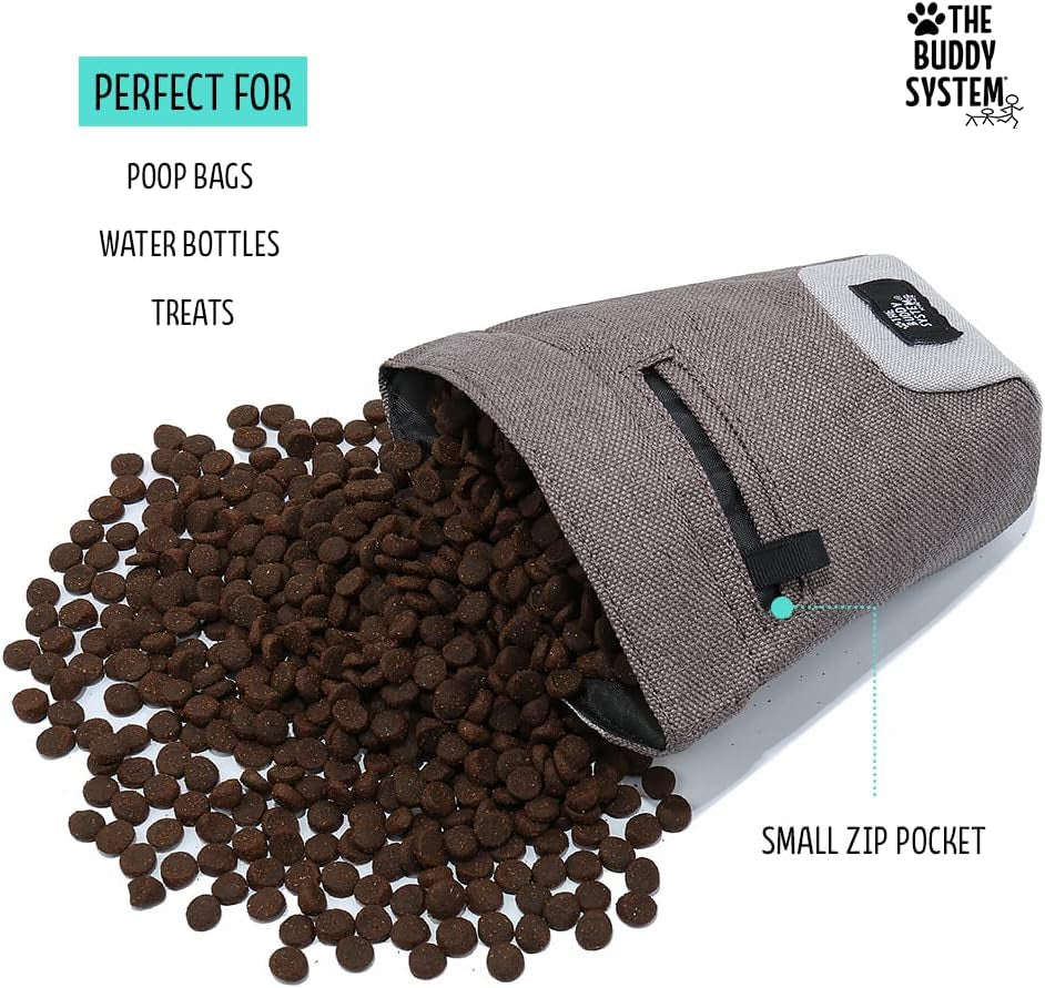Buddy Bag - Waist Belt Bag with Magnetic Closure for Pet Training, Running and Walking - Container Pouch for Dog Walking