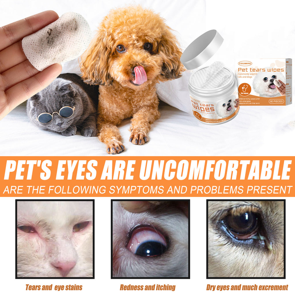 Yegbong Eye-Care Pet Wipes