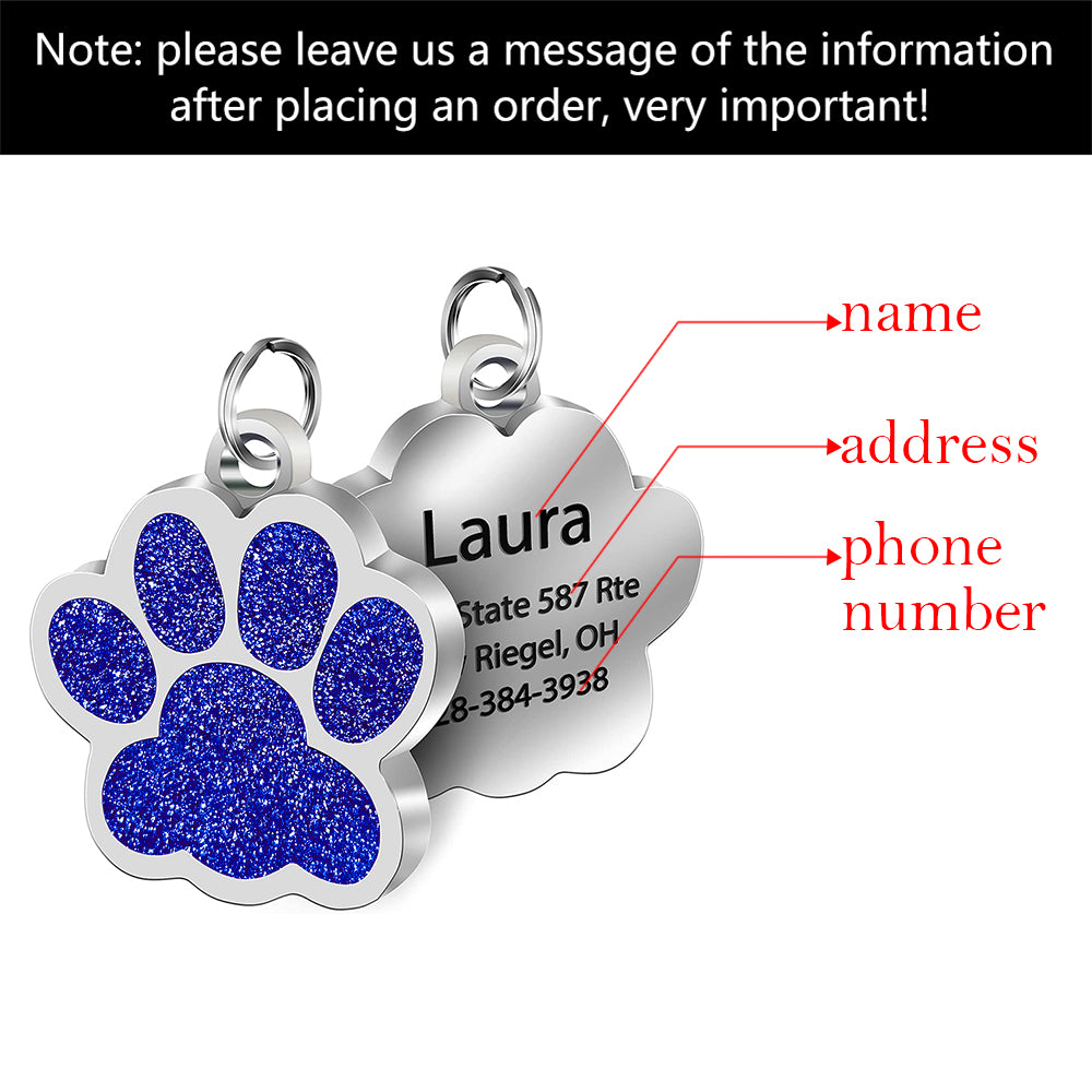 Personalized Stainless Steel Dog ID Tag for Pets