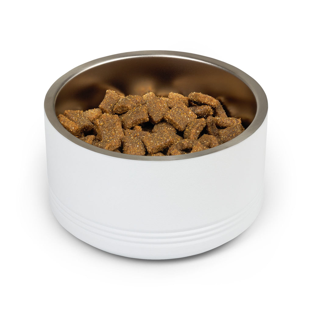 Stainless Steel Pet Bowl - 18oz Personalized 'Bentley's Bark' Dog Food & Water Dish