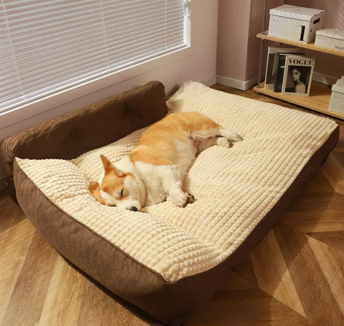 Large Washable Dog Mat with Removable Cover