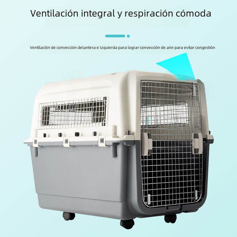 Portable Pet Airline Carrier for Dogs and Cats