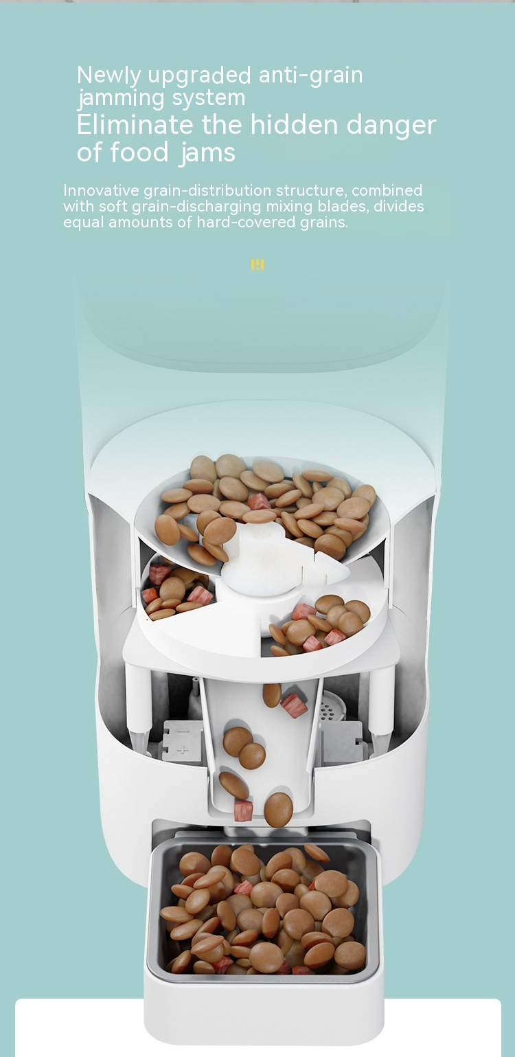 6L Smart Automatic Pet Feeder with WiFi & Camera