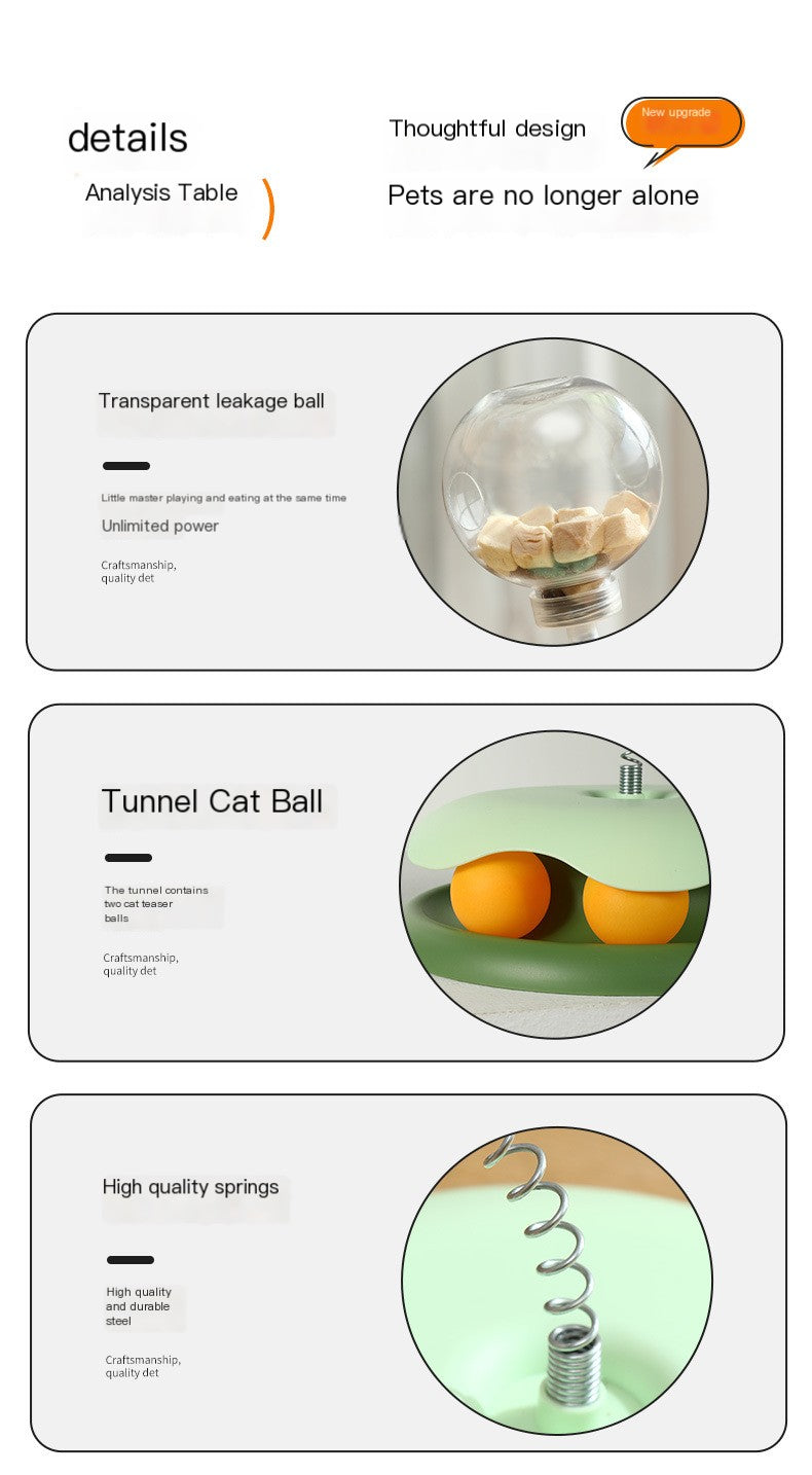 Cat Treat Leaky Ball Toy