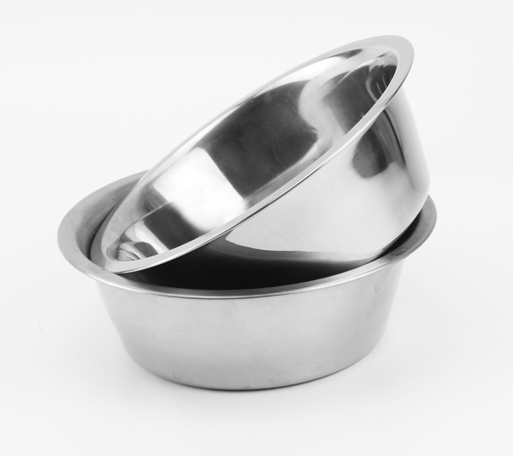 Stainless Steel Thick Round Pet Bowl