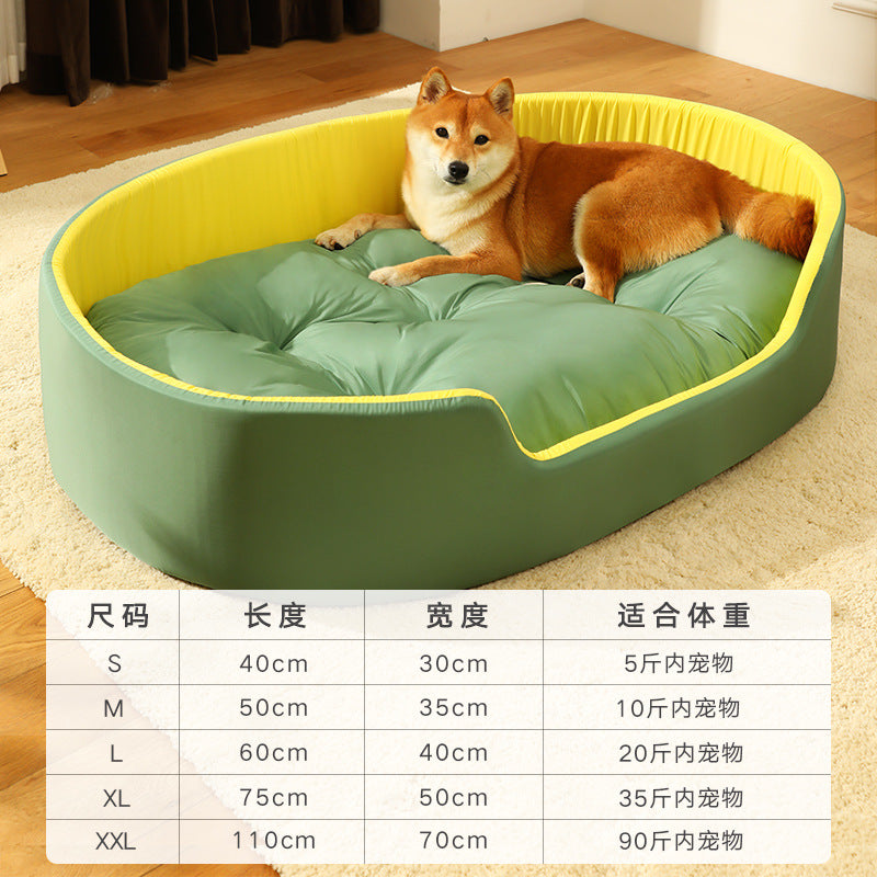 Dog Bed with Washable Cover