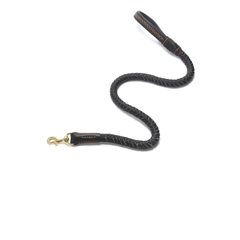 Leather Dog Leash for Medium and Large Breeds