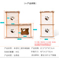 DeCool Corrugated Paper Cat House and Scratching Post