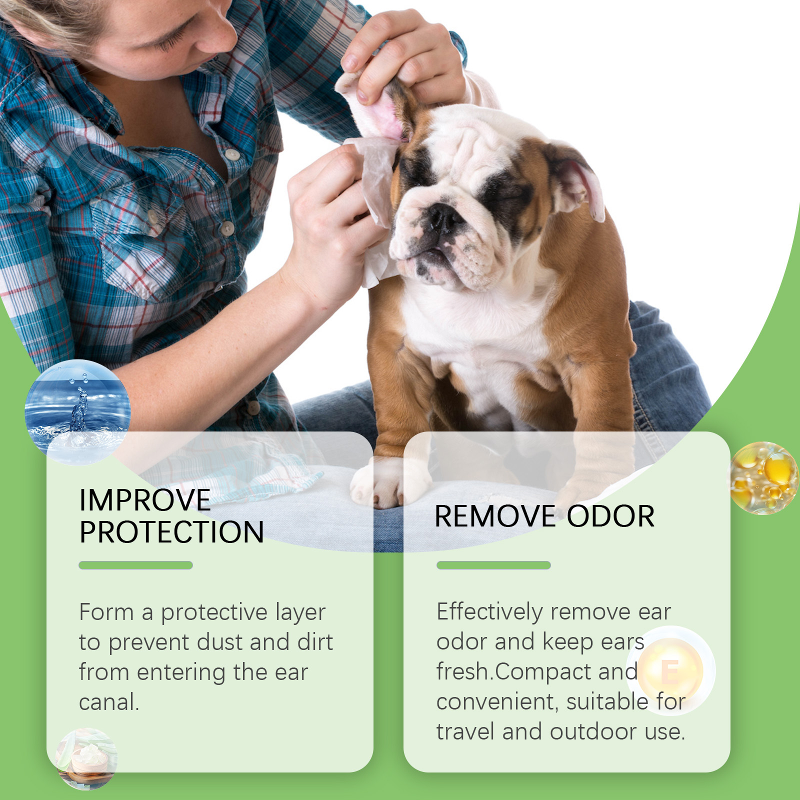 Pet Ear Hygiene Wipes