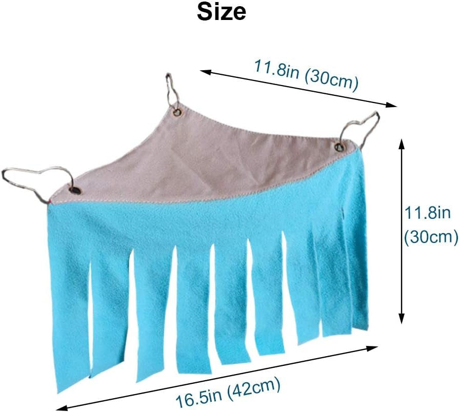 Guinea Pig Hideout Hideaway Corner Fleece Toys Cage Accessories