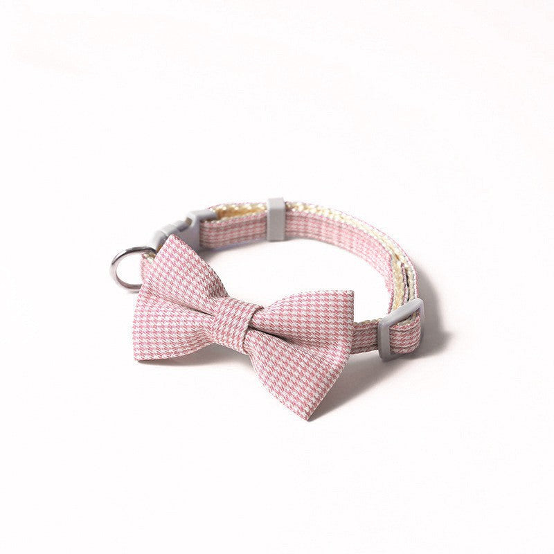 Chic Adjustable Pet Bow Collar