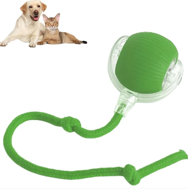 Smart Auto-Rolling Pet Ball – Interactive Toy for Dogs & Cats