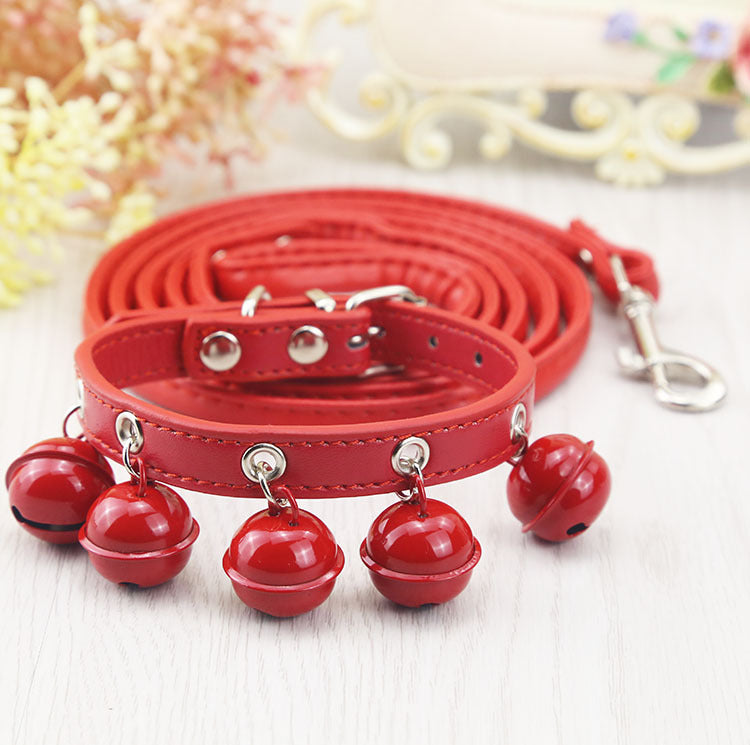 Cat Collars with Bells and Leash