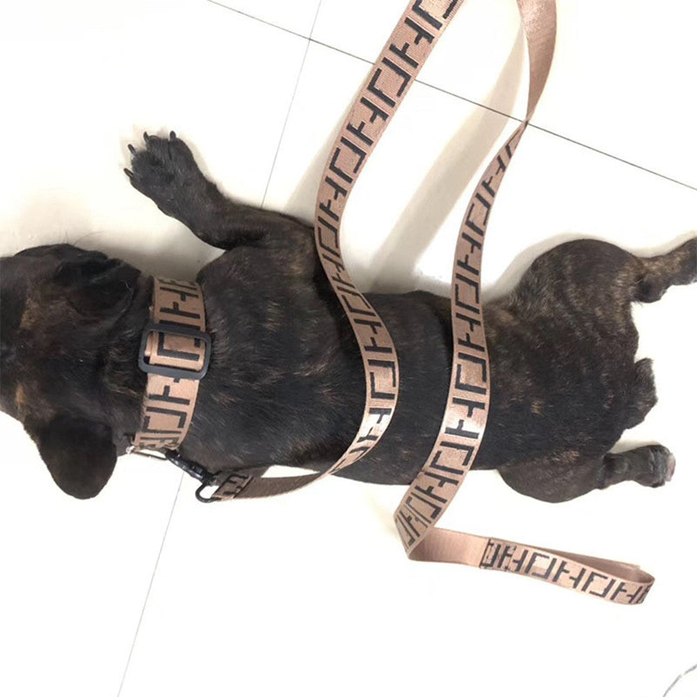 Cute Brown Dog Collar for Small and Medium Breeds