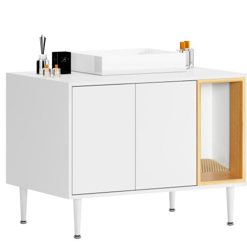 Bathroom Sink Cabinet With Cat Litter Box Enclosure