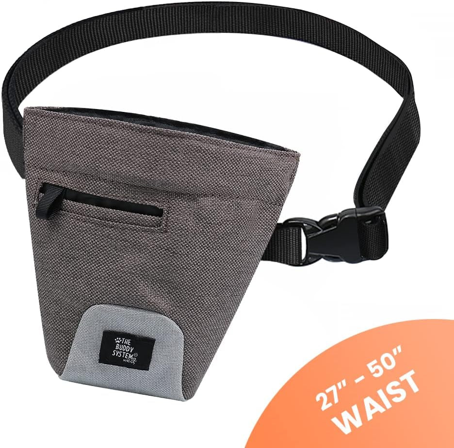 Buddy Bag - Waist Belt Bag with Magnetic Closure for Pet Training, Running and Walking - Container Pouch for Dog Walking