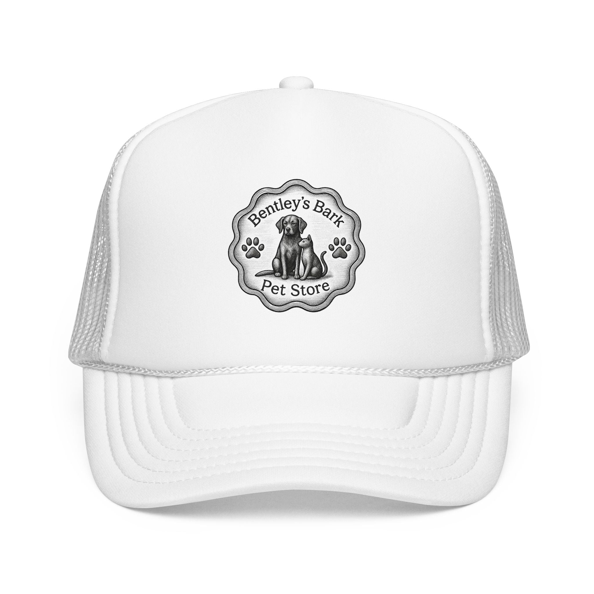Bentley’s Bark Pet Store Logo Trucker Hat