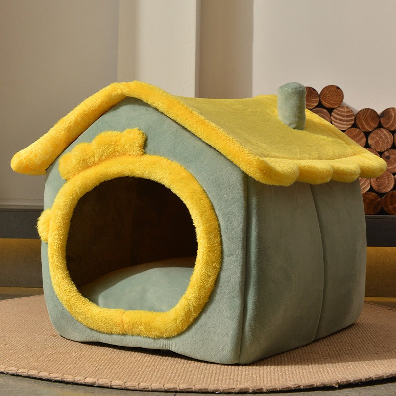 Cozy Four-Season Pet Kennel Bed