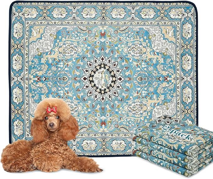 Eco-Friendly Washable Dog Pads – 2 Pack, Highly Absorbent & Leakproof