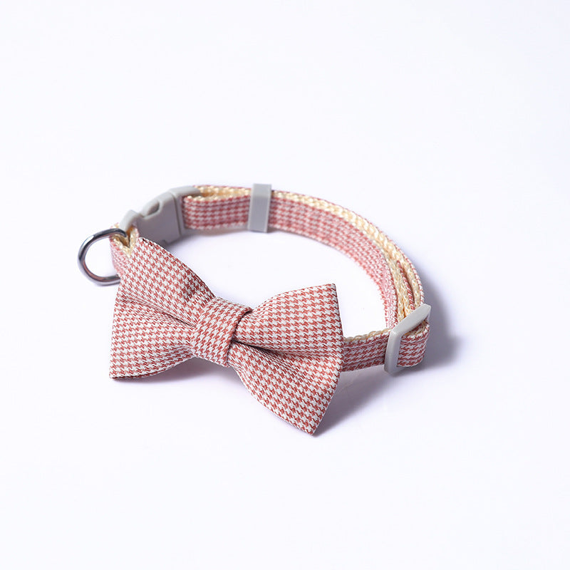 Chic Adjustable Pet Bow Collar