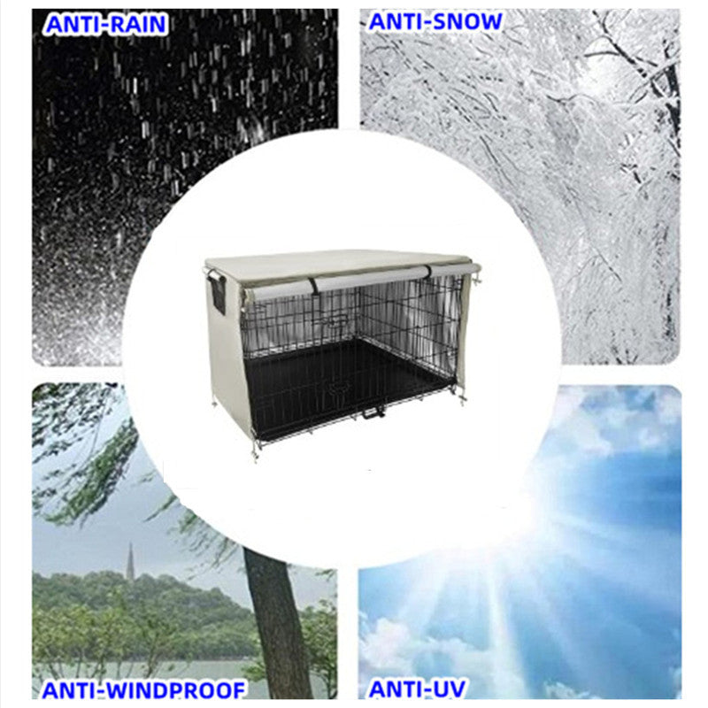 All-Weather Pet Crate Shield - Waterproof & Breathable