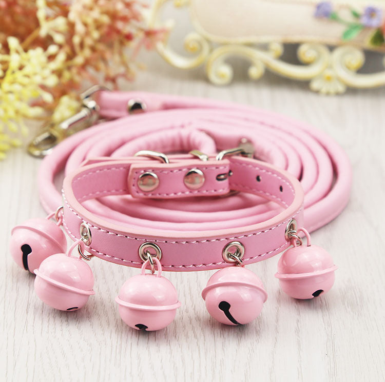 Cat Collars with Bells and Leash