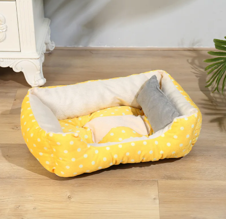 Plush Indoor Dog House with Removable Cover
