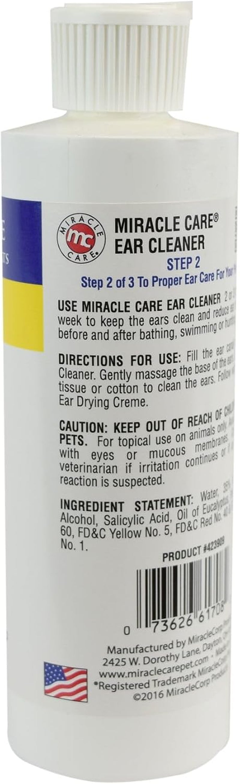 Ear Cleaner for Dogs and Cats, 8 Ounce