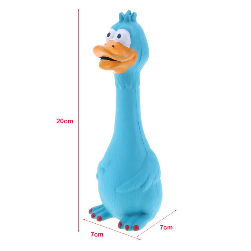 Squeaky Latex Chicken Dog Toy