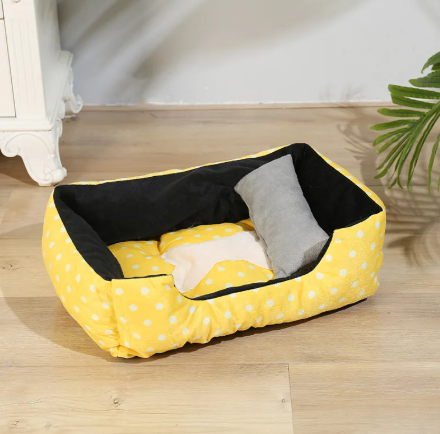 Plush Indoor Dog House with Removable Cover