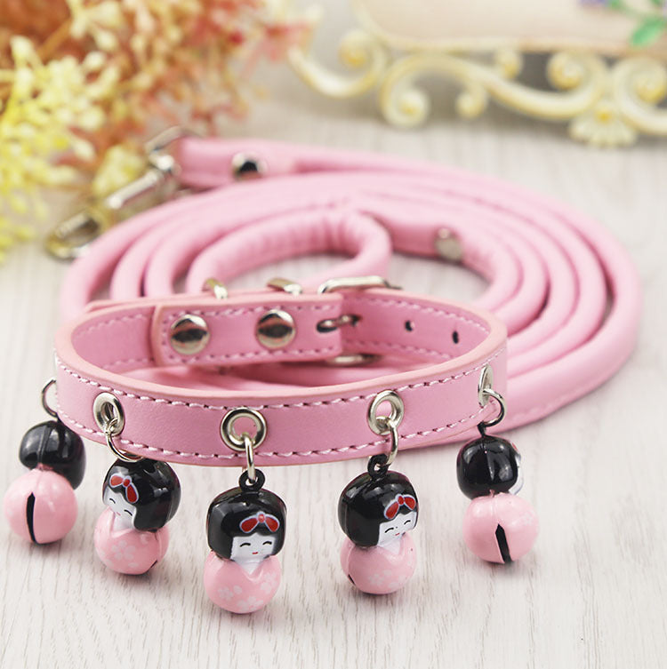 Cat Collars with Bells and Leash