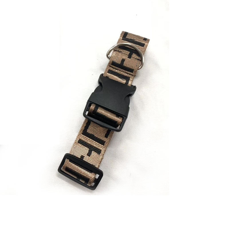 Cute Brown Dog Collar for Small and Medium Breeds