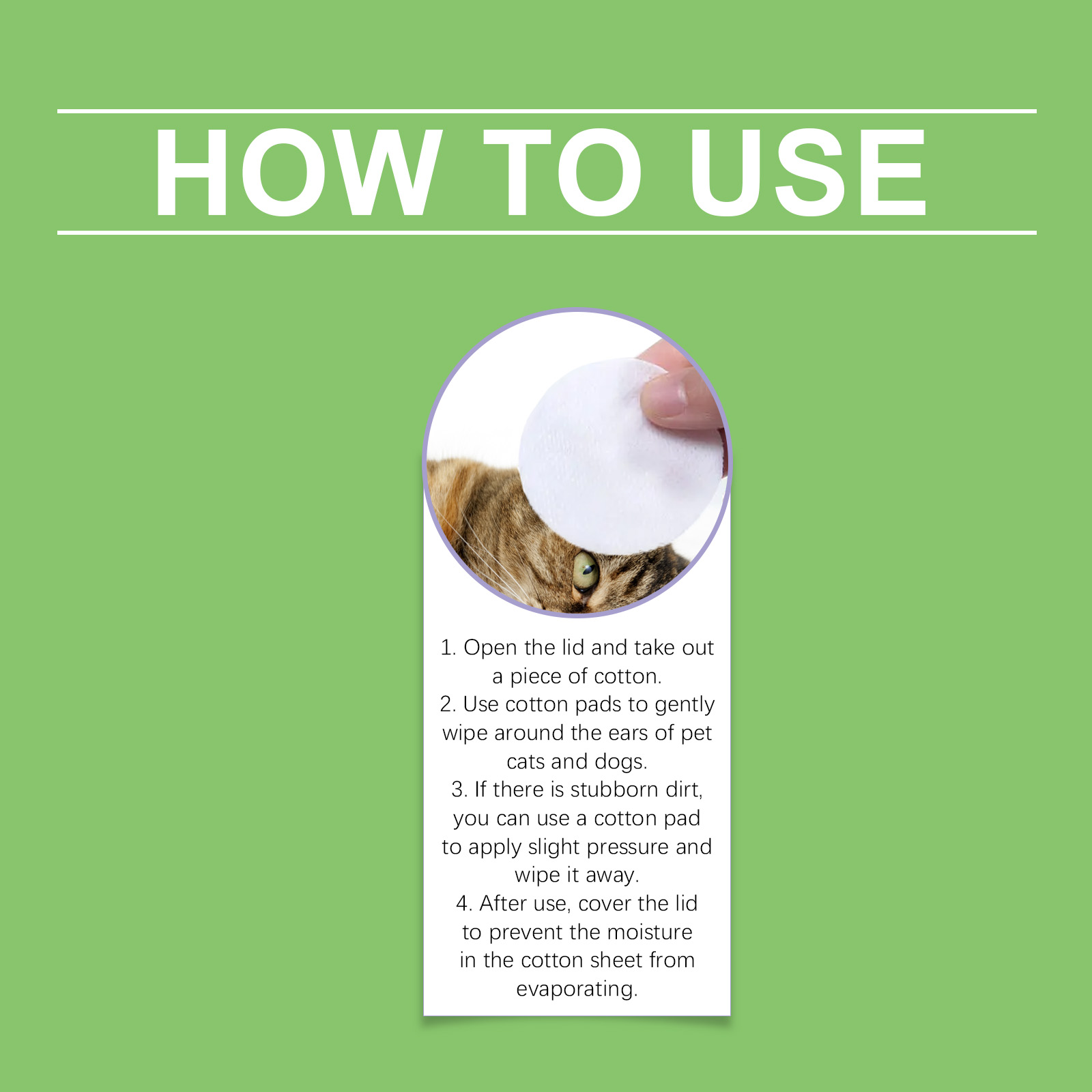 Pet Ear Hygiene Wipes