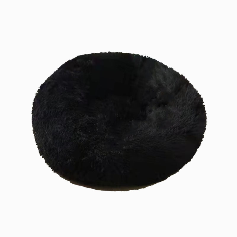 Round Plush Pet Bed for Dogs and Cats - Manufacturer Direct