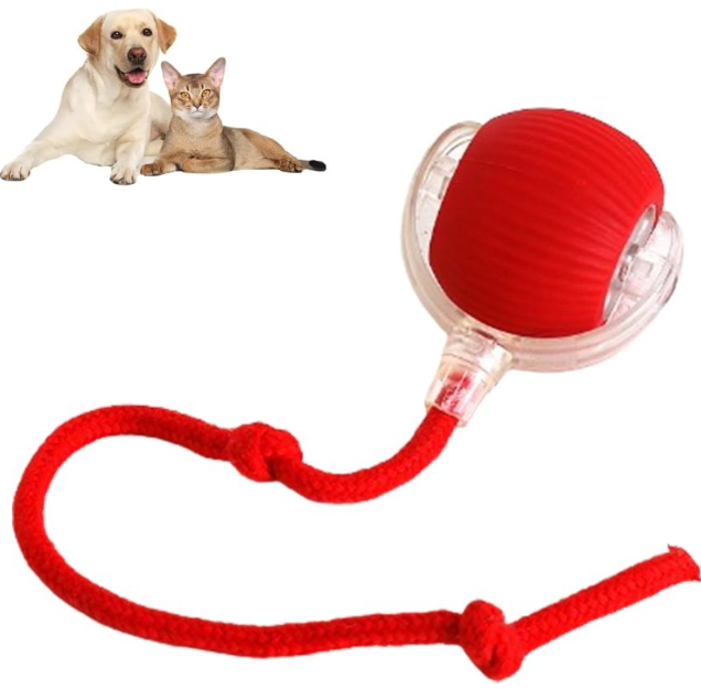 Smart Auto-Rolling Pet Ball – Interactive Toy for Dogs & Cats