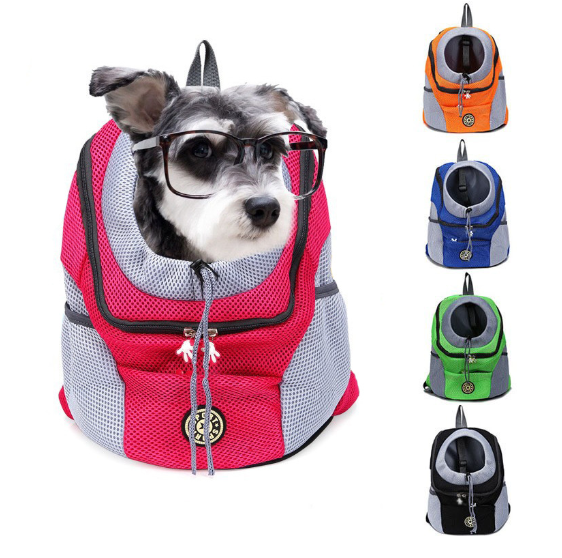 Breathable Oxford Pet Backpack Carrier for Cats & Dogs