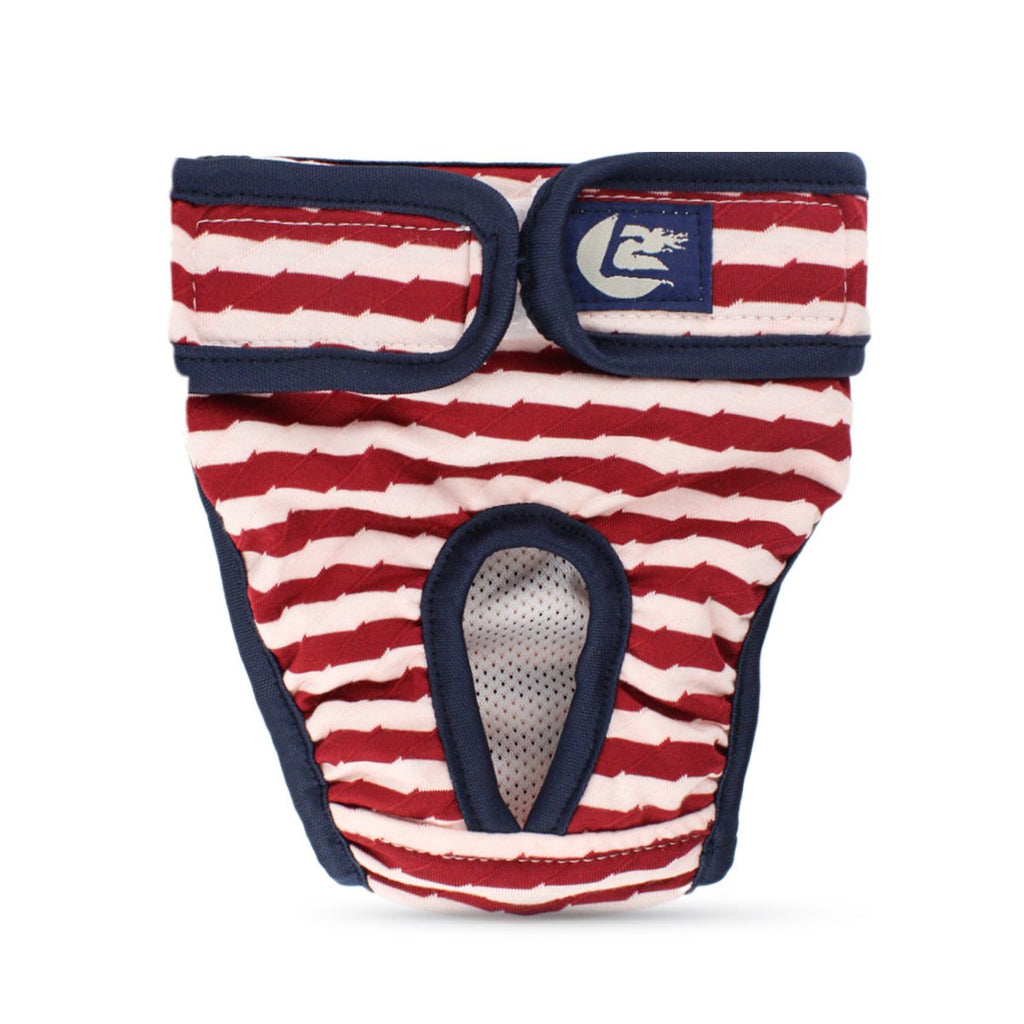 Comfort Stripe Dog Menstrual Pants