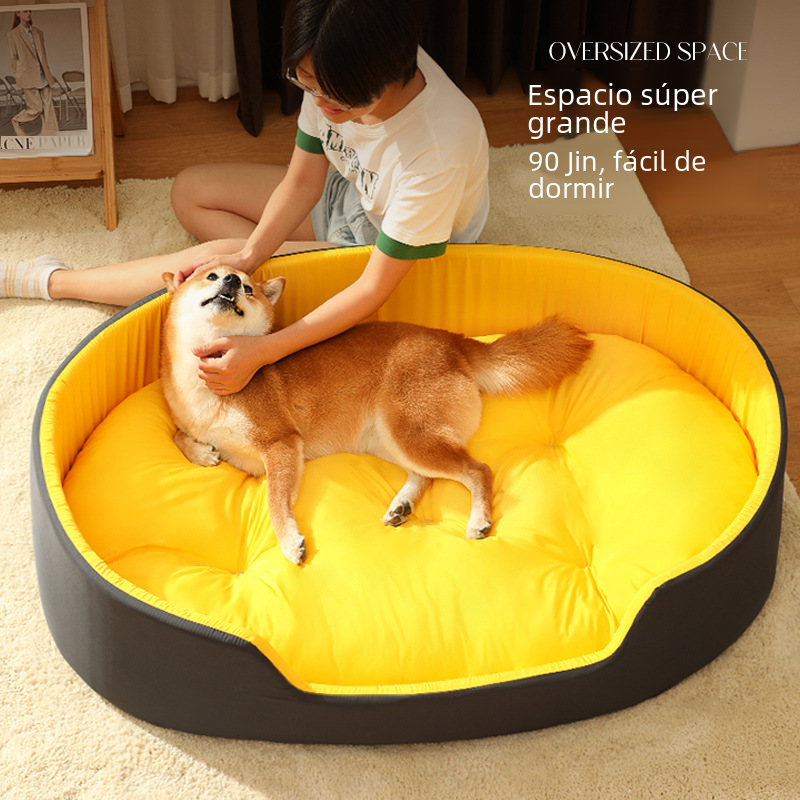 Dog Bed with Washable Cover